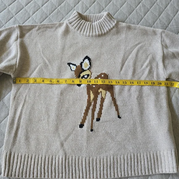 Disney Parks Bambi Jumper Sweater Size Small - Picture 8 of 9
